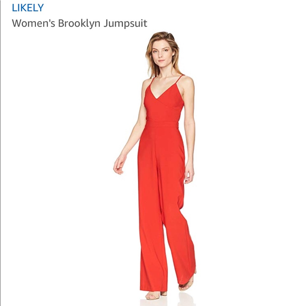 Likely red Brooklyn jumpsuit NWT size 8
